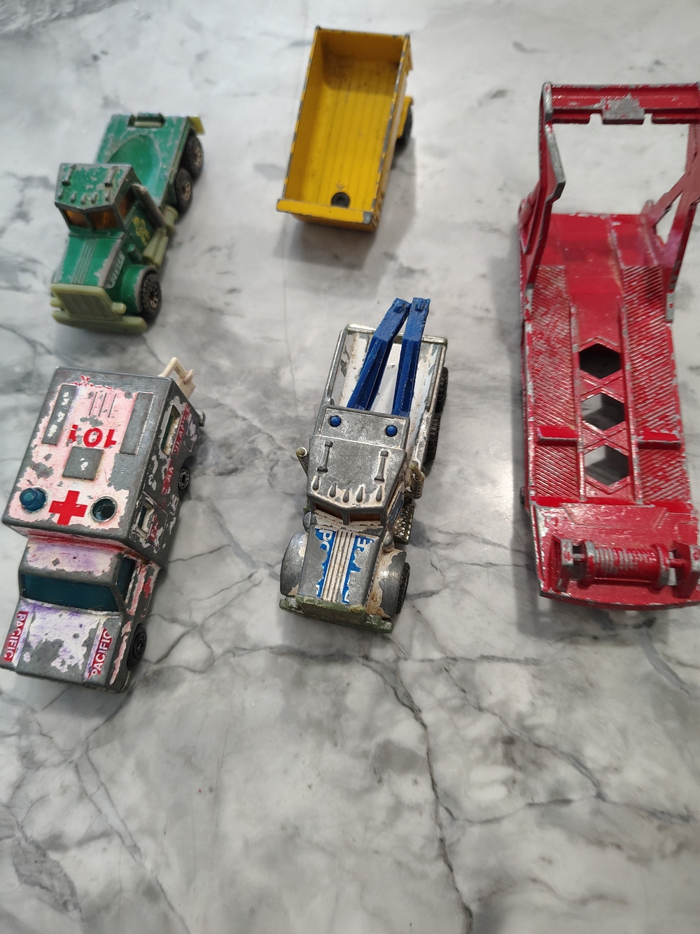 Vintage Matchbox Toy Truck/Trailer Bundle